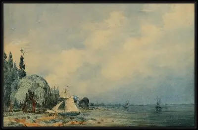 Картина Пейзаж побережья (Сан Исидро)