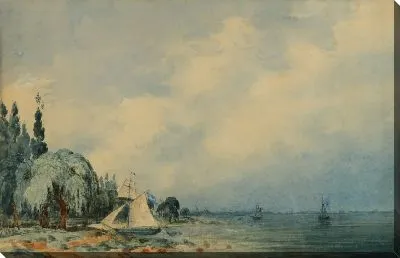 Картина Пейзаж побережья (Сан Исидро)