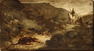 Картина Дон Кихот и Мертвый Мул