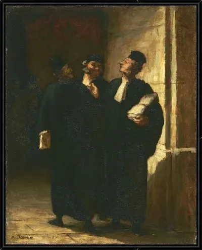 Картина Три юриста