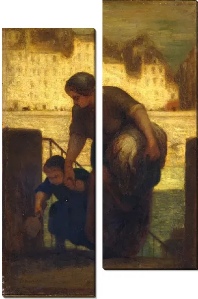 Картина Прачка