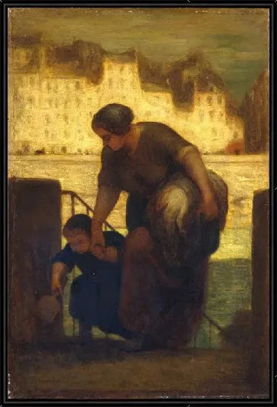 Картина Прачка