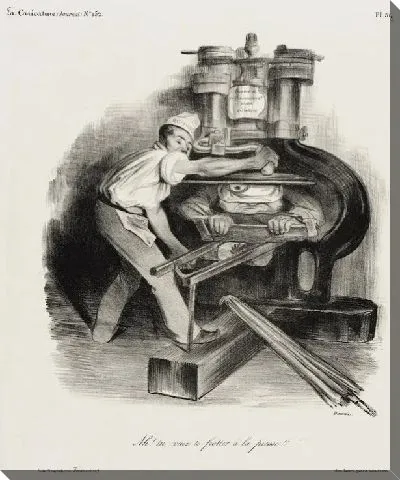 Картина Ах! Вы хотите потереть себя в прессе!