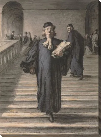 Картина Большая лестница Дворца правосудия