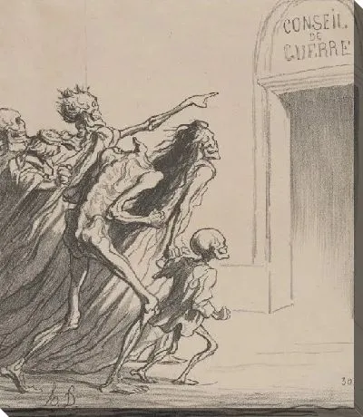 Картина Свидетели - Военный совет