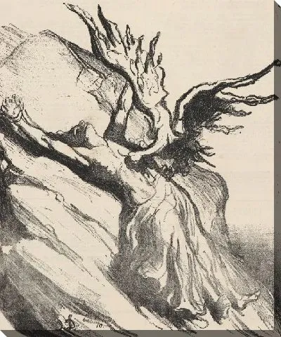 Картина Франция - Прометей и Стервятник