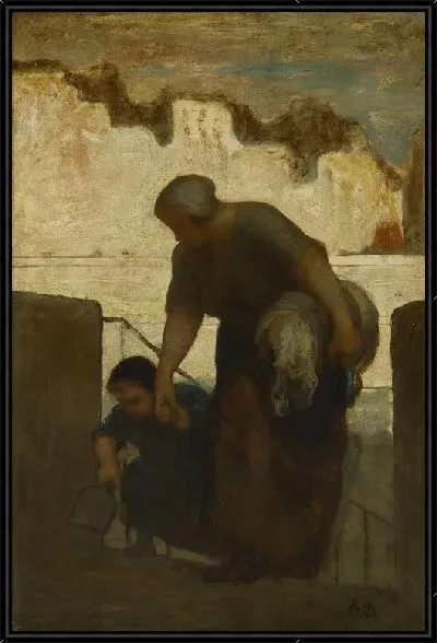 Картина Прачка