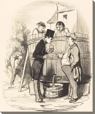 Картина Как ты нашел это маленькое вино ...