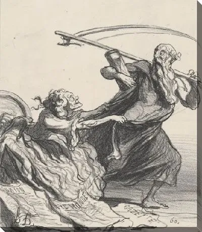 Картина Канцелярская пресса: Не так быстро ... 15 декабря скоро придет !, из «Новостей дня», опубликованных в «Чаривари», 5 декабря 1866 г.