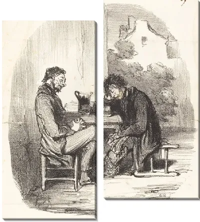 Картина Бывшие члены бывшей компании экс-Дикс-Декабр