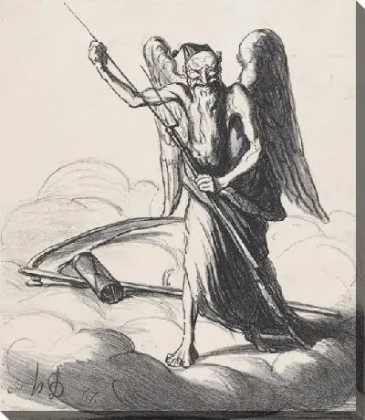 Картина Время также чувствует потребность в современном оборудовании из «Новостей дня», опубликованных в «Чаривари» 10 января 1867 года.