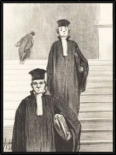 Картина Большая лестница во Дворце правосудия. Вид спереди