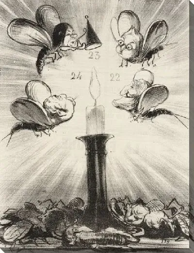 Картина Политические мошки