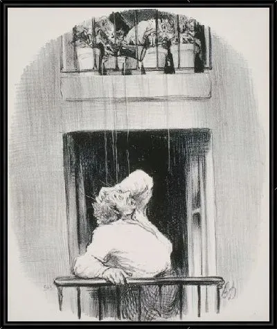 Картина сосед, который жалуется на то, что мы поливаем