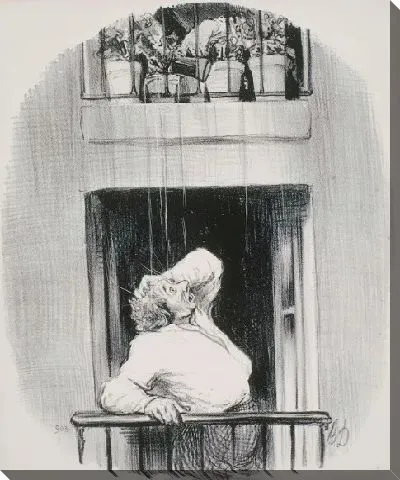 Картина сосед, который жалуется на то, что мы поливаем