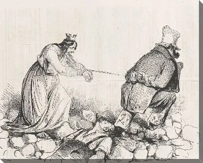 Картина «Бог ведет Францию»