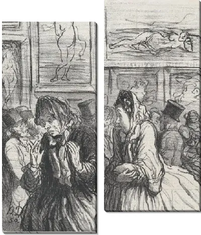 Картина Еще больше Венеры в этом году ... всегда Венеры! ... как будто там были какие-то женщины, созданные из "Зарисовок из Салона", опубликованные в "Чаривари", 10 мая 1865 г.