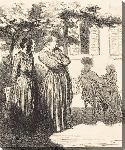 Картина Вот женщина, которая в торжественный час ...