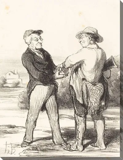 Картина Скажи, президент, ты не можешь поймать зайца ...