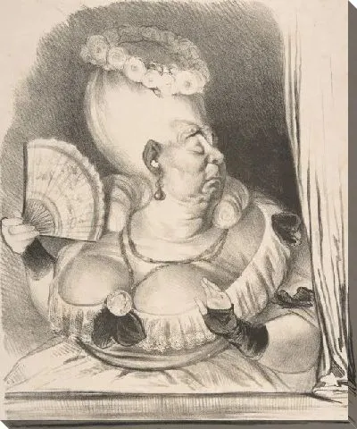 Картина Мисс Этьен-Жоконда-Кунегонда-Бекассен из "Конституции" ...