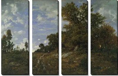 Картина Опушка леса в Монс-Жираре, лес Фонтенбло