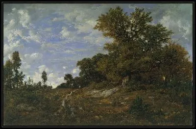 Картина Опушка леса в Монс-Жираре, лес Фонтенбло