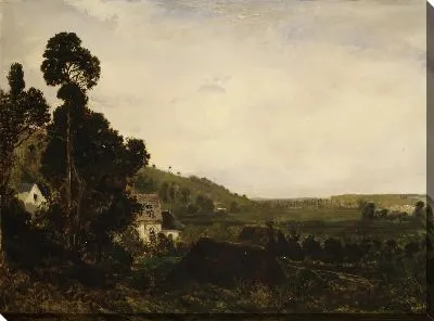 Картина Старая часовня в долине