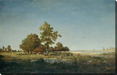 Картина Пейзаж с группой деревьев