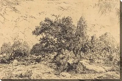 Картина Вид на плато Белькруа