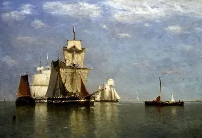 Картина Парусники (Ships)