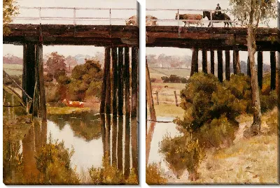 Зимнее утро после дождя, ручей Гардинера