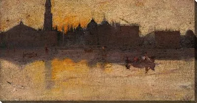 Картина Серый весенний день, Венеция