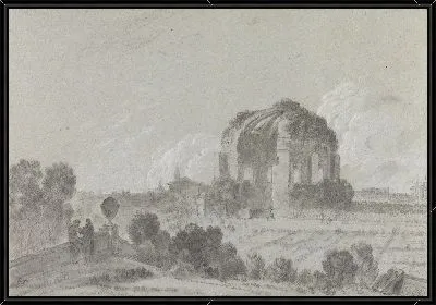 Картина Храм Минервы Медики, Рим