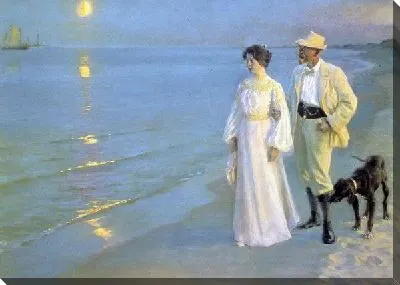 Летний вечер на берегу (Summer evening on the Beach )