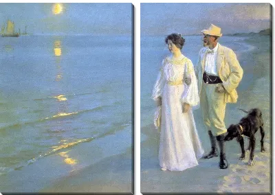 Летний вечер на берегу (Summer evening on the Beach )