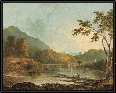 Картина Динас Бран из Лланголлена