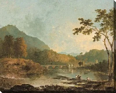 Картина Динас Бран из Лланголлена