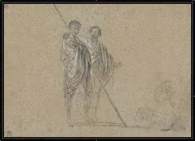 Картина Изучение рисунков для «Вид на Кампанья»