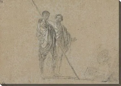 Картина Изучение рисунков для «Вид на Кампанья»