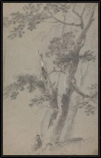 Картина Пастух, сидящий под деревом