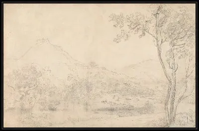 Картина Кастелл Динас Бран, Уэльс