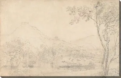 Картина Кастелл Динас Бран, Уэльс