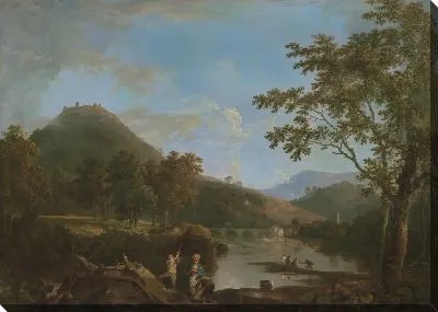 Картина Динас Бран из Лланголлена