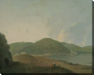 Картина Озеро Агнано с Гротта дель Кане