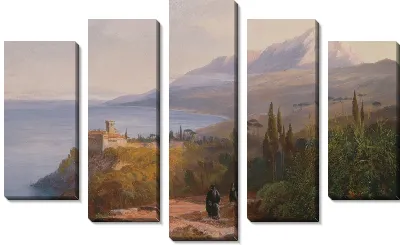 Гора Афон и монастырь Ставроникетес