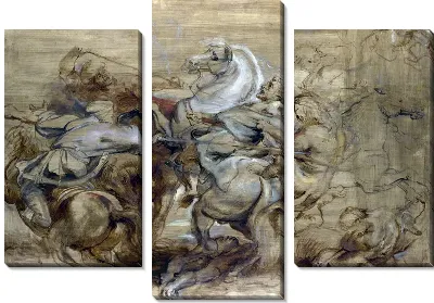 Картина Охота на львов ( A Lion Hunt)