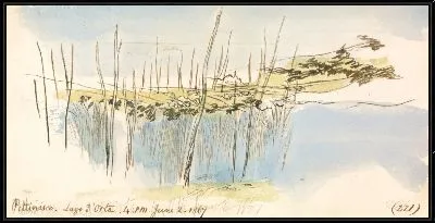 Картина Петтенаско, Лаго д'Орта, 16:00, 2 июня 1867 г. (221)