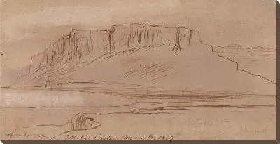 Картина Гебель Шейх Эреди, до восхода солнца