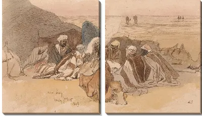 Картина Около Суэца, вечер 15 января 1849 г. (43)