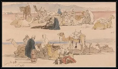 Картина Около Суэца, 13:00, 16 января 1849 г. (48)